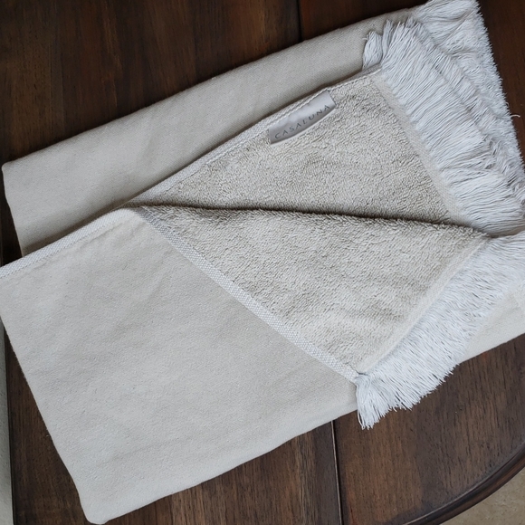 Casaluna Bath Casaluna Flat Weave Fringe Hand Towels Set Of 2